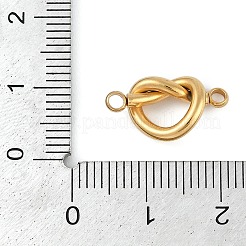 304 Stainless Steel Connector Charms&nbsp;STAS-M078-02G