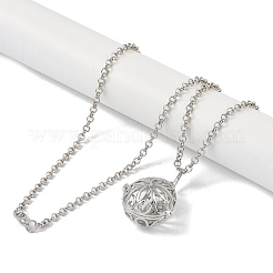 Brass Pendant Necklaces&nbsp;NJEW-G089-12P