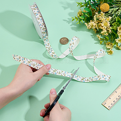 1 Roll Printed Cotton Ribbons&nbsp;SRIB-PH0001-74A