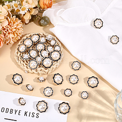 36Pcs 3 Styles 1-Hole Plastic Buttons&nbsp;BUTT-HY0001-25