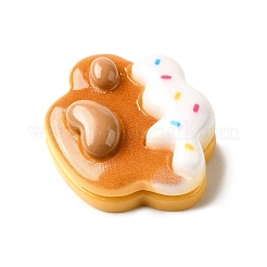 Paw Print Theme Opaque Resin Cabochon&nbsp;LS-CRES-I040-02C
