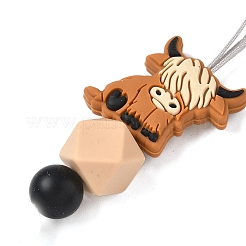 Silicone Bead Lanyard&nbsp;NJEW-SW00040-02