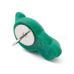Frog Resin Cabochon Map Pins&nbsp;AJEW-TB00011-03