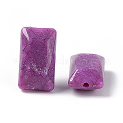 Crackle Opaque Acrylic Beads&nbsp;OACR-C006-23