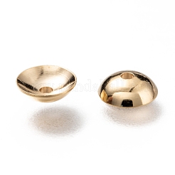 Brass Beads Caps&nbsp;KK-H759-37A-G