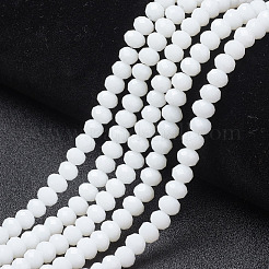 Opaque Solid Color Glass Beads Strands&nbsp;EGLA-A034-P6mm-D