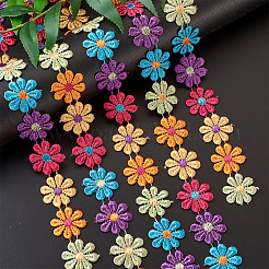 Colorful Polyester Lace Trim&nbsp;OCOR-TAC0001-17