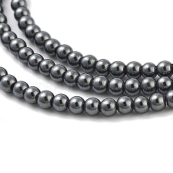 Non-magnetic Synthetic Hematite Beads Strands&nbsp;G-E133-1D