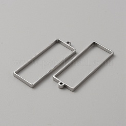 304 Stainless Steel Open Back Bezel Pendants&nbsp;FIND-WH0152-123E