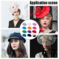22Pcs 11 Colors EVA Cloth Fascinator Hat Base for Millinery Magic&nbsp;MRMJ-NB0001-35
