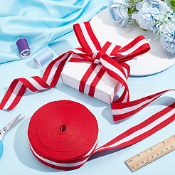 25 Yards Polyester Striped Ribbons&nbsp;OCOR-GO0001-29E