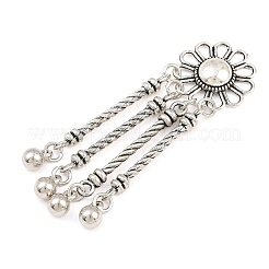 Tibetan Style Alloy Big Pendants&nbsp;AL-CBAAECB-02AS-H