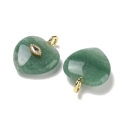Natural Green Aventurine Pendants&nbsp;G-P585-03G-15