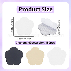180Pcs 3 Colors Self-Adhesive Polyester No-Sew Underwire Repair Patch&nbsp;FIND-NB0007-39