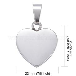 Tarnish Resistant Fashionable 304 Stainless Steel Stamping Blank Tag Pendants&nbsp;STAS-J002A-01