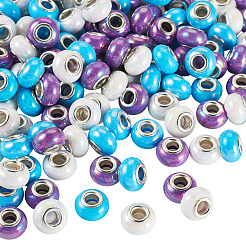 150Pcs Opaque Resin European Beads&nbsp;RESI-TA0004-72A