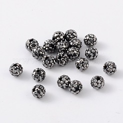 Grade A Rhinestone Pave Disco Ball Beads&nbsp;RB-Q101-2