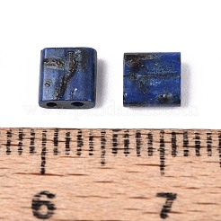 2-Hole Baking Paint Glass Seed Beads&nbsp;SEED-N009-03B
