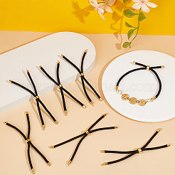 10Pcs Twisted Nylon Cord Slider Bracelet Making&nbsp;MAK-UN0001-54A