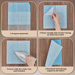 2.5CM Grid Non-Woven Fabric Tape Adhesive&nbsp;DIY-WH0816-188A