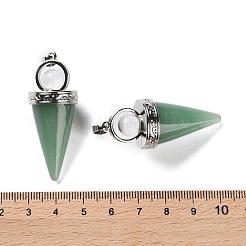 Natural Green Aventurine Pendants&nbsp;G-F777-06P-06