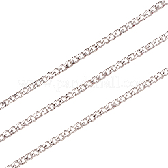 304 Stainless Steel Cuban Link Chains&nbsp;CHS-CJ0001-27P