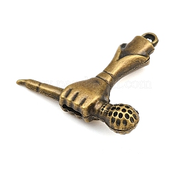 Tibetan Style Alloy Pendants&nbsp;AL-CBA2376-06AB
