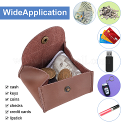 2Pcs 2 Colors Rectangle Cowhide Multipurpose Makeup Bags&nbsp;AJEW-AN0007-40