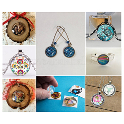Transparent Glass Cabochons&nbsp;GGLA-CD0001-01