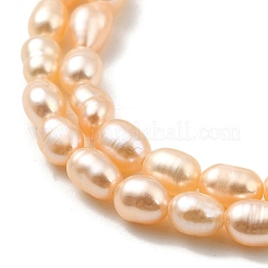 Natural Cultured Freshwater Pearl Beads Strands&nbsp;PEAR-I007-01L-03