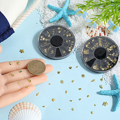 12 Grids Alloy Cabochons&nbsp;MRMJ-WH20007-003G