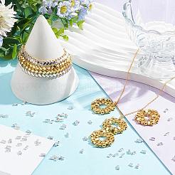 280Pcs 2 Colors Electroplated Glass Seed Beads&nbsp;SEED-NB0002-03