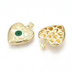 Brass Resin Pendants&nbsp;KK-T070-102