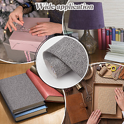 Imitation Linen Cloth Book Covers&nbsp;AJEW-WH0314-504C