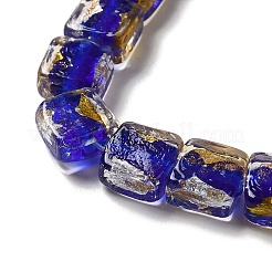 Handmade Gold Foil and Silver Foil Lampwork Beads&nbsp;FOIL-C001-01C-06