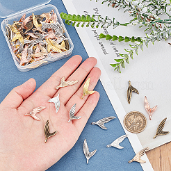 80pcs 4 Colors Zinc Alloy Pendants&nbsp;FIND-AR0002-85
