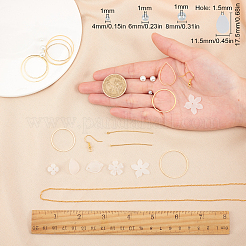 DIY Petal Earring Making Kits&nbsp;DIY-SC0013-77G