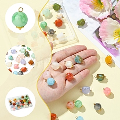 38Pcs 19 Colors Acrylic Pendants&nbsp;MACR-FS0001-80