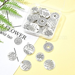 50Pcs Tibetan Style Alloy Pendants&nbsp;TIBE-FS0003-25-RS