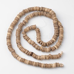 Dyed Natural Coconut Disc Bead Strands&nbsp;COCB-O003-07H