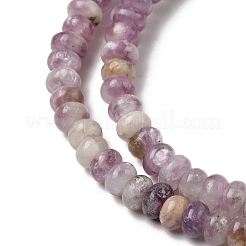 Natural Lepidolite/Purple Mica Stone Beads Strands&nbsp;G-A294-A01-01