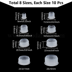 80Pcs 8 Styles Plastic Wine Bottle Stoppers&nbsp;KY-NB0001-82