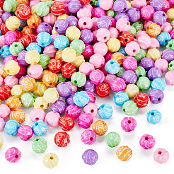 300Pcs Opaque Acrylic Beads&nbsp;SACR-TA0001-71