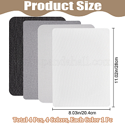 4Pcs 4 Colors Self Adhesive Linen Fabric&nbsp;DIY-CP0011-28