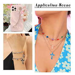 32Pcs 8 Colors CCB Plastic Pendants&nbsp;KY-TA0001-24