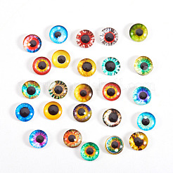 Flat Back Glass Cabochons&nbsp;GGLA-SZ0001-01C