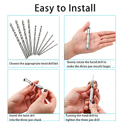 Hand Drill Bits Rotary Tools Set&nbsp;X-TOOL-WH0021-71