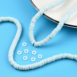 Handmade Polymer Clay Beads Strands&nbsp;CLAY-R089-6mm-169