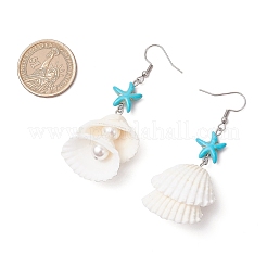 Shell Dangle Earrings&nbsp;EJEW-TA00646
