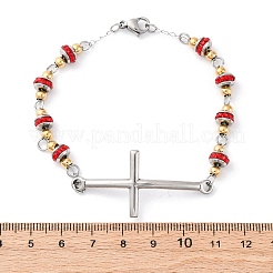 201 Stainless Steel Link Chain Bracelets&nbsp;BJEW-A032-01GP-03